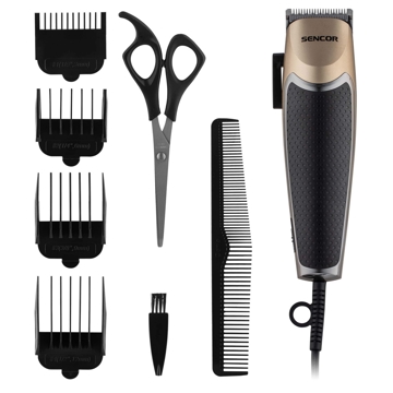 თმის საკრეჭი Sencor SHP 460CH, Hair Trimmer, Black