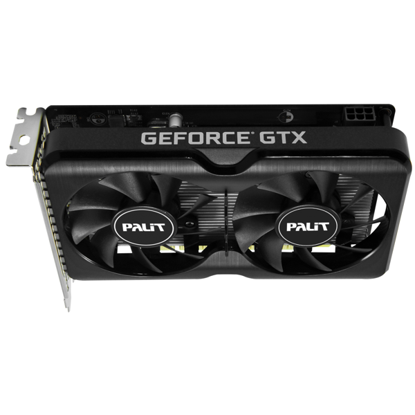 ვიდეო დაფა Palit NE6163001BG6-1175D, GeForce GTX 1630 Dual, 4GB, 64bit, HDMI, DP, Black