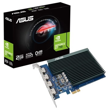 ვიდეო დაფა Asus 90YV0H20-M0NA00, GeForce GT 730, 2GB, 64bit, HDMI, Black