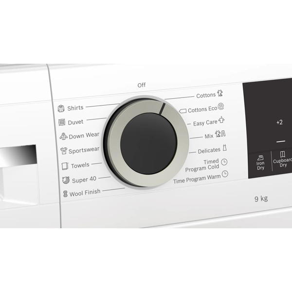 სარეცხის საშრობი მანქანა Bosch WQG14200ME, 9Kg, A++, Washing dryer, White