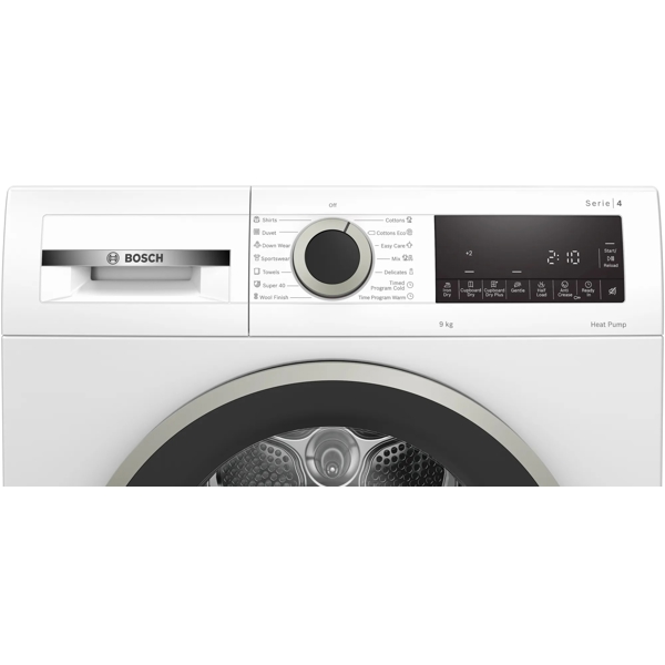 სარეცხის საშრობი მანქანა Bosch WQG14200ME, 9Kg, A++, Washing dryer, White