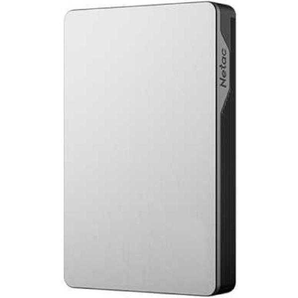 Netac NT05K338N-004T-30SL, 4TB, External HDD, 2.5'', USB 3.0 Type-A, Silver/Gray