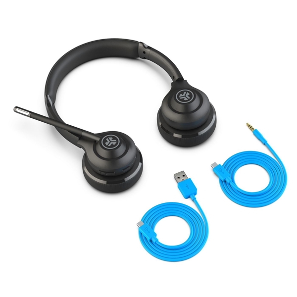 ყურსასმენი Jlab IEUHBGOWORKRBLK4, Headset, Wireless, Bluetooth, Black