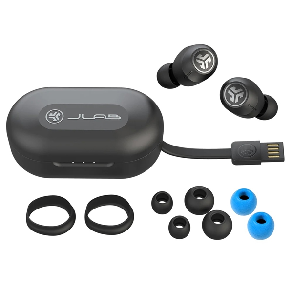 ყურსასმენი Jlab IEUEBJBAIRANCRBLK82 Air ANC, Earbuds, Wireless, Bluetooth, IP55, Black