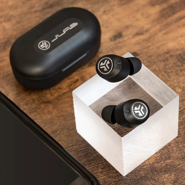 ყურსასმენი Jlab IEUEBJBAIRANCRBLK82 Air ANC, Earbuds, Wireless, Bluetooth, IP55, Black