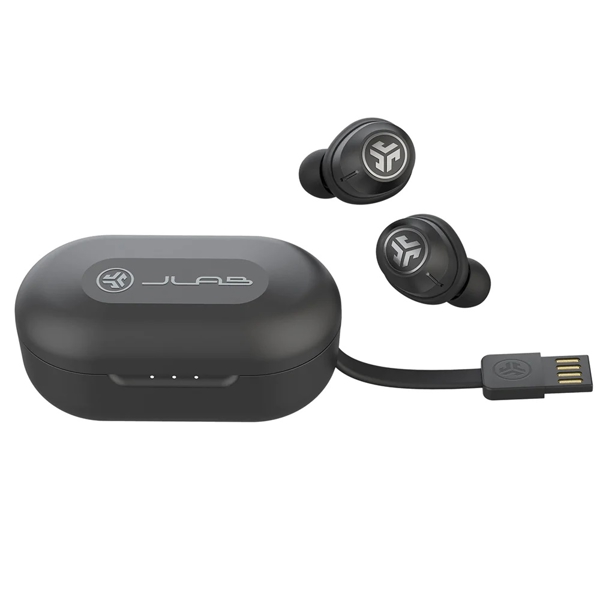 ყურსასმენი Jlab IEUEBJBAIRANCRBLK82 Air ANC, Earbuds, Wireless, Bluetooth, IP55, Black