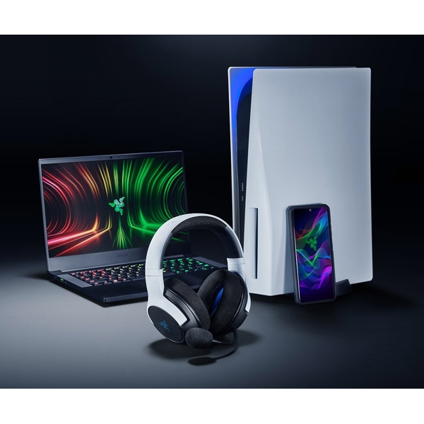 ყურსასმენი Razer RZ04-03980100-R3M1 Kaira, Gaming Headset, Wireless, Bluetooth, White