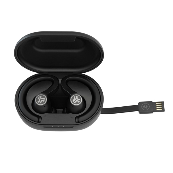 ყურსასმენი Jlab IEUEBJBAIRSPRTRBLK82  Air, Earbuds, Wireless, Bluetooth, IP66, Black