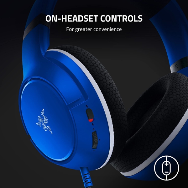 ყურსასმენი Razer RZ04-03970400-R3M1 Kaira X, Gaming Headset, Wired, 3.5mm, Blue