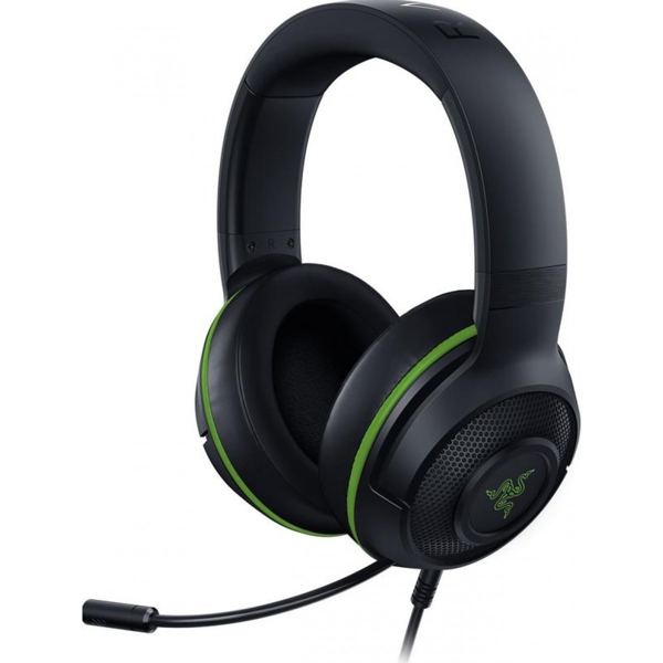 ყურსასმენი Razer RZ04-02890400-R3M1 Kraken X, Gaming Headset, Wired, 3.5mm, Black/Green