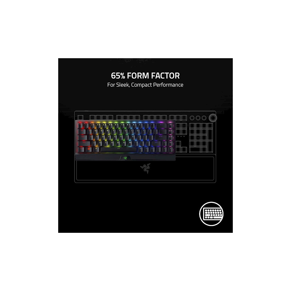 Razer RZ03-03890100-R3M1 BlackWidow V3 Mini, Wireless, RGB, USB, BT, 2.4 Ghz, Gaming Keyboard, Black