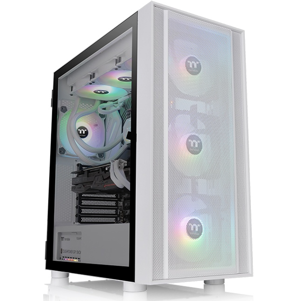 ქეისი Thermaltake CA-1T9-00M6WN-01 H570, Computer Case, Mini ITX, Micro ATX, ATX, E-ATX, 2xUSB, 3.5mm, White