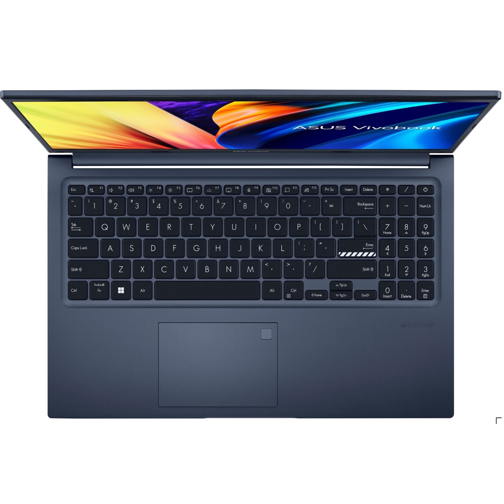 ნოუთბუქი Asus X1503ZA-L1492 Vivobook 15X, 15.6", i7-12700H, 16GB,  512GB SSD, Integrated, Blue