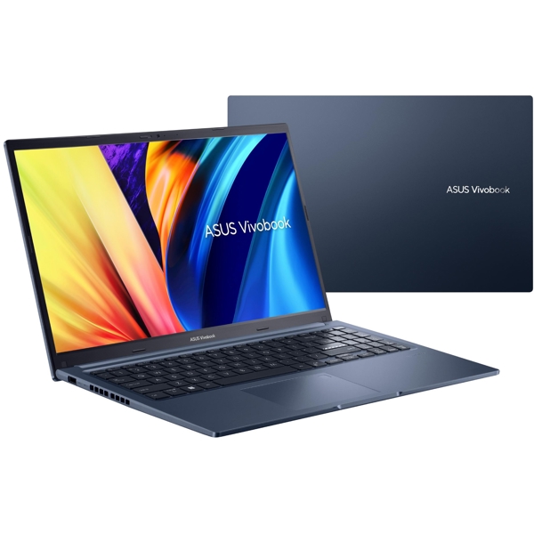 ნოუთბუქი Asus X1503ZA-L1492 Vivobook 15X, 15.6", i7-12700H, 16GB,  512GB SSD, Integrated, Blue