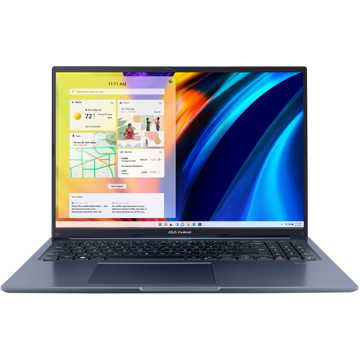 ნოუთბუქი Asus M1603QA-MB120 Vivobook 16X, 16", Ryzen 5-5600H, 8GB, 512GB SSD, Integrated, Blue