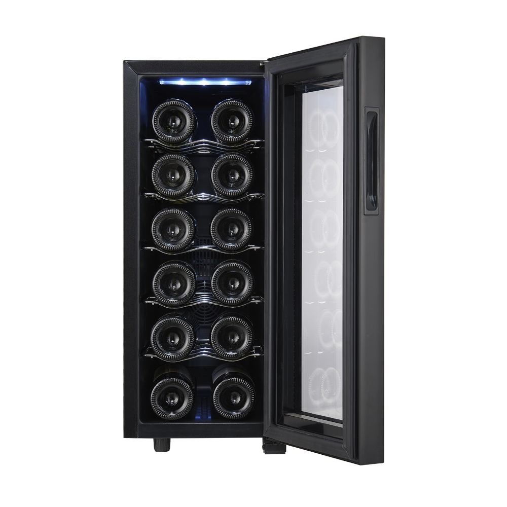 ღვინის მაცივარი Zilan ZLN4681, 33L, A, Wine Refrigerator, Black