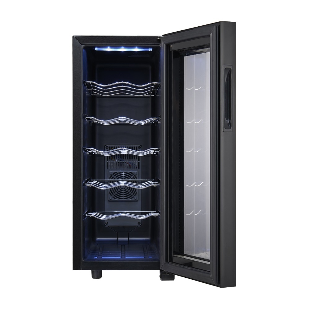 ღვინის მაცივარი Zilan ZLN4681, 33L, A, Wine Refrigerator, Black
