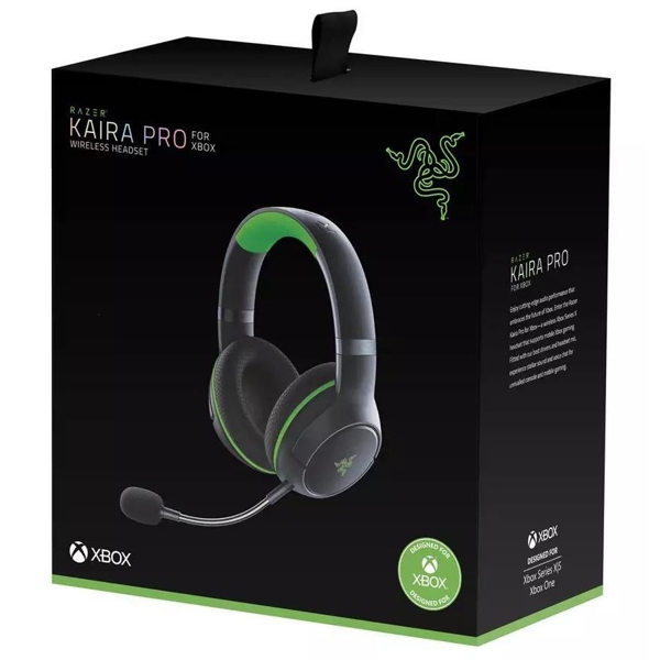 ყურსასმენი Razer RZ04-03470100-R3M1 Kaira Pro, Gaming Headset, Wireless, BT, 2.4 GHz, Black