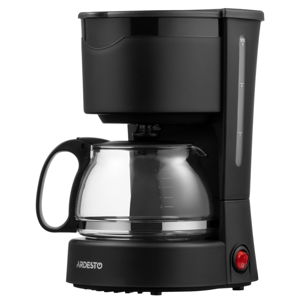 ყავის აპარატი Ardesto YCM-D060, 650W, 0.6L, Coffee Maker, Black