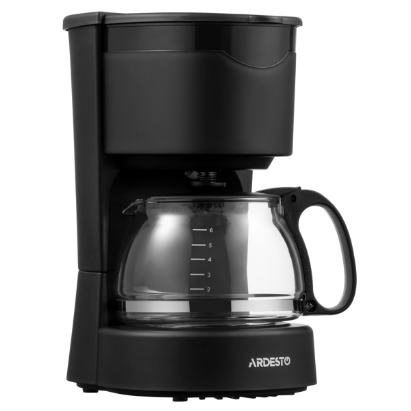 ყავის აპარატი Ardesto YCM-D060, 650W, 0.6L, Coffee Maker, Black