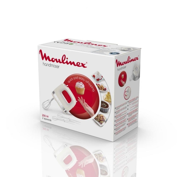 მიქსერი Moulinex HM211A11, 200W, Mixer, Ivory