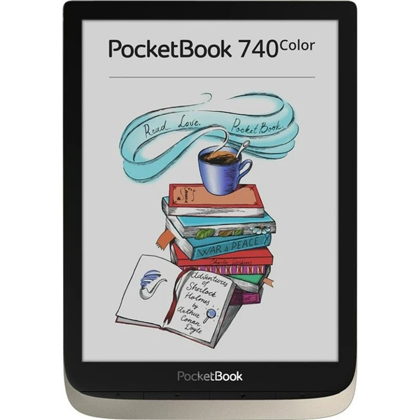 პლანშეტური წიგნი PocketBook PB741-N-CIS 740, 7.8", E-Reader, 16GB, 1GB, Wi-Fi, Bluetooth, Moon Silver