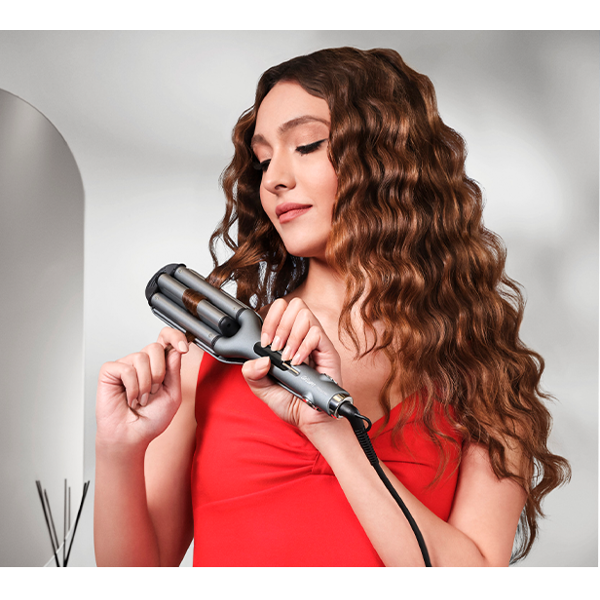 თმის სახვევი Arzum AR5079, Hair Curling Iron, Gray/Black