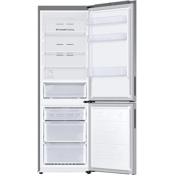 მაცივარი Samsung RB33B610ESA/EF, 344L, E, NoFrost, Refrigerator, Grey