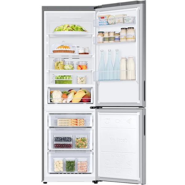 მაცივარი Samsung RB33B610ESA/EF, 344L, E, NoFrost, Refrigerator, Grey