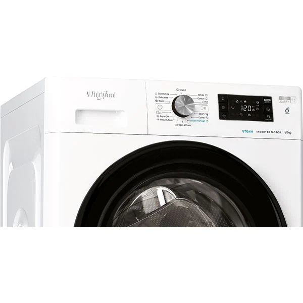 სარეცხი მანქანა Whirlpool FFB8458 BV EE, 8Kg, B, 1400Rpm, 78Db, Washing Machine, White