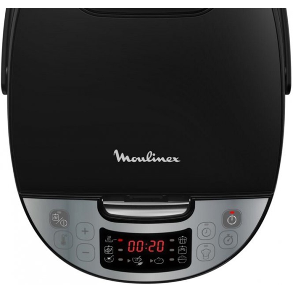 მულტსახარში Moulinex K611832, 750W, 4L, Multifunction Cooker, Black