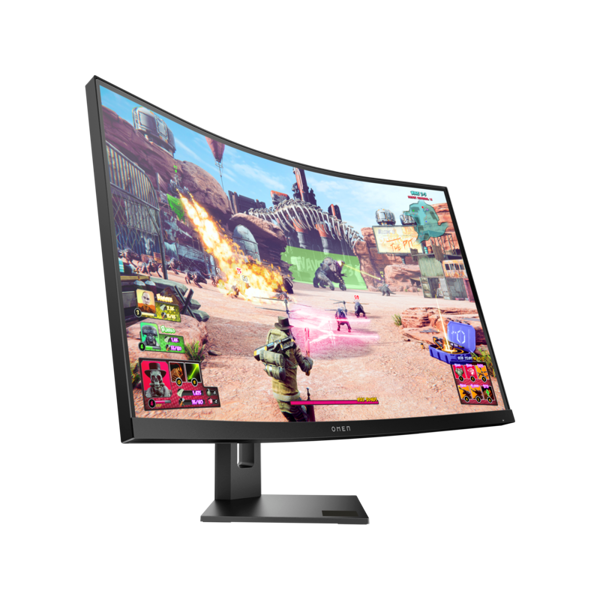 მონიტორი HP 35D67E9 OMEN 27c, 27", Curved Monitor, QHD, VA, HDMI, USB, USB-C, DP, Black