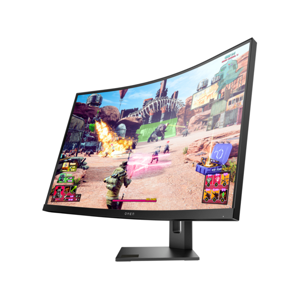 მონიტორი HP 35D67E9 OMEN 27c, 27", Curved Monitor, QHD, VA, HDMI, USB, USB-C, DP, Black