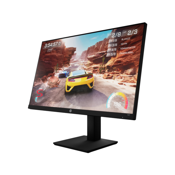 მონიტორი HP 2V6B4E9 X27, 27", Monitor, FHD, IPS, HDMI, Black