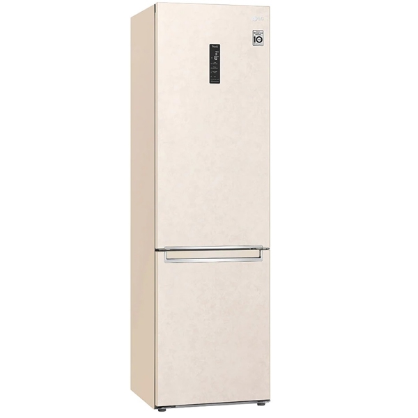 მაცივარი LG GBB62SEHMN, 277L, A++, NoFrost, Refrigerator, Beige