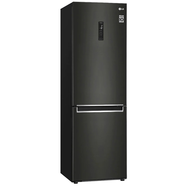 მაცივარი LG GBB61BLHMN, 341L, E, NoFrost, Refrigerator, Dark Grey