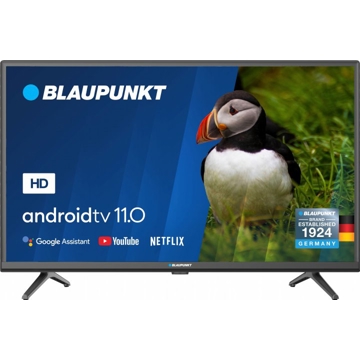 ტელევიზორი Blaupunkt 24HBC5000, 24", HD, Smart TV, Android, HDMI, 3.5mm Jack, WIFI, BT, Black