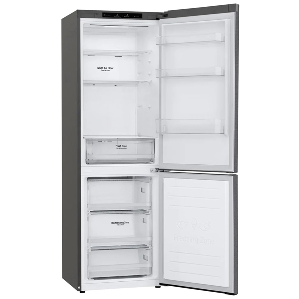 მაცივარი LG GBP31DSTZR, 341L, E, NoFrost, Refrigerator, Grey