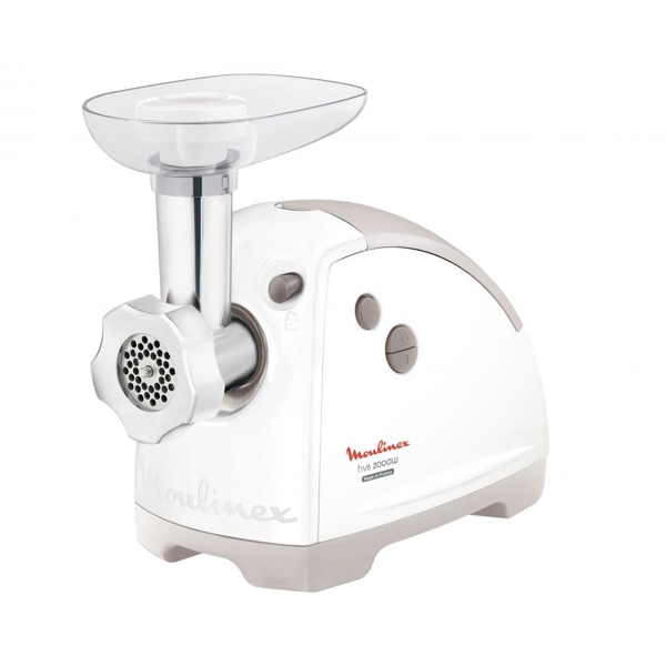 ხორცსაკეპი Moulinex ME626132, 2000W, Meat Grinder, White/light Grey