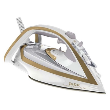 ორთქლის უთო Tefal FV5698E0, 3000W, 300ML, Steam Iron, White/Gold