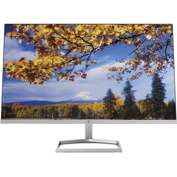 HP 2G3D3E9 M27f, 27", Monitor, FHD, IPS, HDMI, VGA, Silver/Black