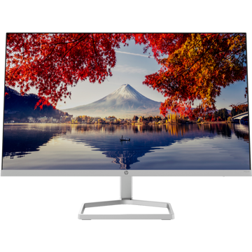 HP 2D9K0E9 M24f, 23.8", Monitor, FHD, IPS, HDMI, VGA, Silver/Black