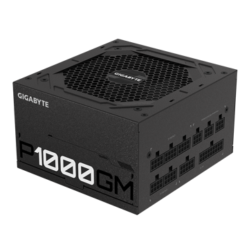 კვების ბლოკი Gigabyte GP-P1000GM, 1000W, 80 Plus, Power Supply, Black