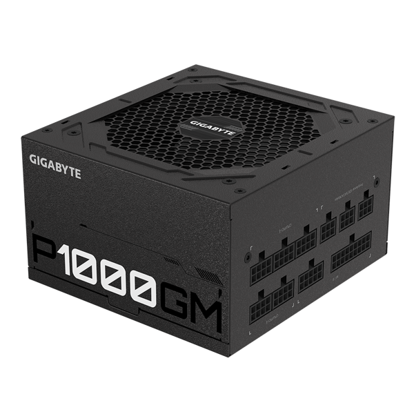 კვების ბლოკი Gigabyte GP-P1000GM, 1000W, 80 Plus, Power Supply, Black