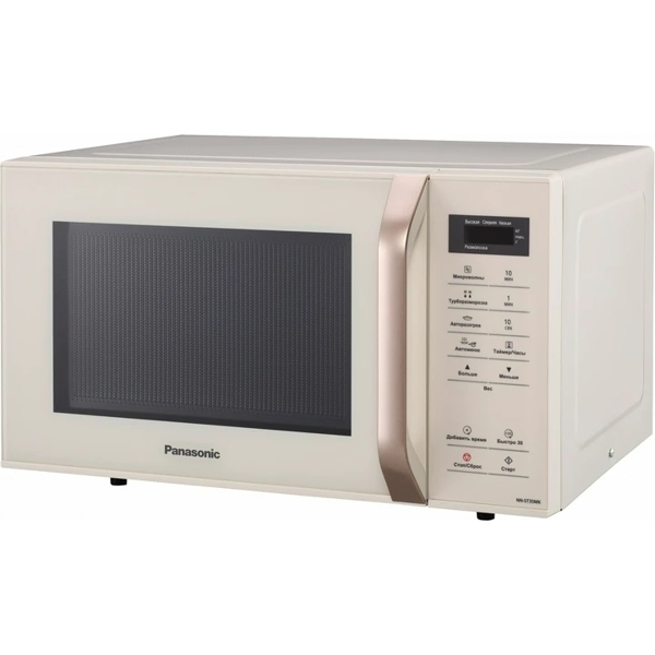 მიკროტალღური ღუმელი Panasonic NN-ST35MKZPE, 800W, 25L, Microwave Oven, Beige