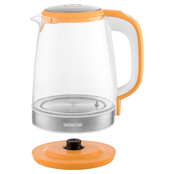 ელექტრო ჩაიდანი Sencor SWK 21930R, 2200W, 2L, Electric Kettle, Orange