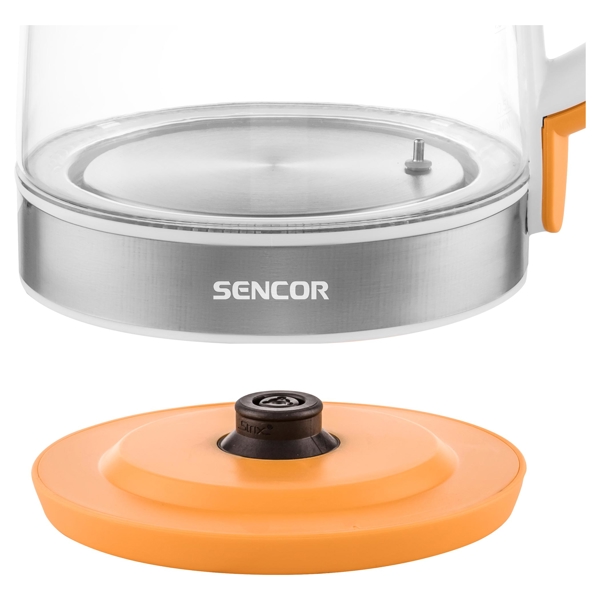 ელექტრო ჩაიდანი Sencor SWK 21930R, 2200W, 2L, Electric Kettle, Orange