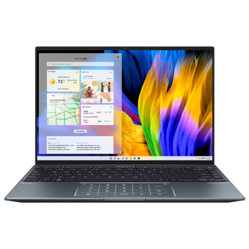 ნოუთბუქი Asus UX5401ZA-KN178W Zenbook 14X, 14", i5-12500H , 16GB, 512GB SSD, Integrated, Pine Grey