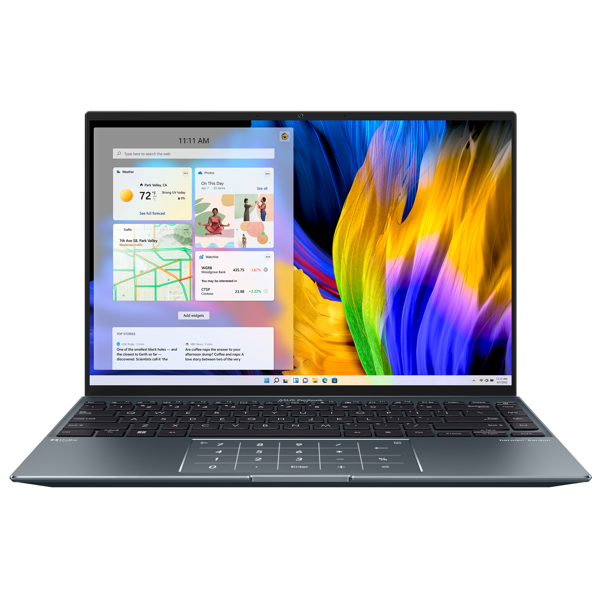 ნოუთბუქი Asus UX5401ZA-KN178W Zenbook 14X, 14", i5-12500H , 16GB, 512GB SSD, Integrated, Pine Grey