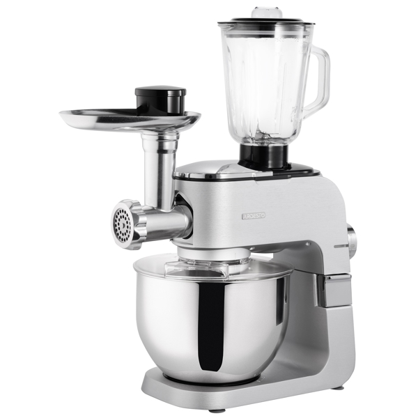 Ardesto KMCH-K1500SS, 1500W, 6L, Food Processor, Silver/Gray